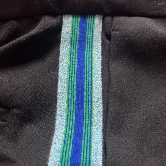 Sandro Black Pants with colored & textured stripe EU size 36 / US size 4 - Picture 4 of 9